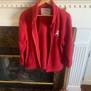 Mens university of Alabama fleece jacket large
